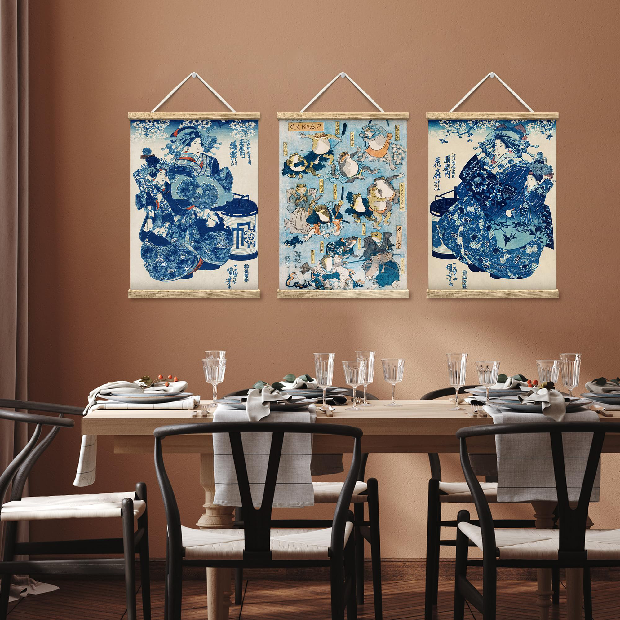 IDEA4WALL Classic Japanese Ukiyo-e Traditional Edo Period Wall